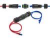 Delock Cable Connector RJ45 jack to RJ45 jack Cat.6 with M16 thread IP68 dust and waterproof