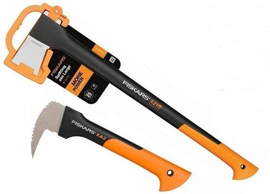 Fiskars X21 Wood Splitting Set met handsappie