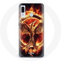 Maniacase Hoesje voor Samsung galaxy A30 Hongerspelen Film Logo