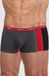 DIM Coton Stretch Heren Boxershort - 3-Pack - Grijs Rood Zwart - Maat L