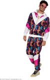 Finidi Retro trainingspak 80's Unisex L Regenboog/Roze