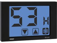 OEM Digitale luchtvochtigheidsregelaar met touchscreen, voor wandmontage, 230 V, zwart