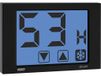 OEM Digitale luchtvochtigheidsregelaar met touchscreen, voor wandmontage, 230 V, zwart
