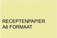 Quantore Receptpapier Fastprint A6 80gr Kanariegeel
