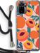 Case Company® - Xiaomi Redmi Note 10 Pro Hoesje met Koord - Perzik
