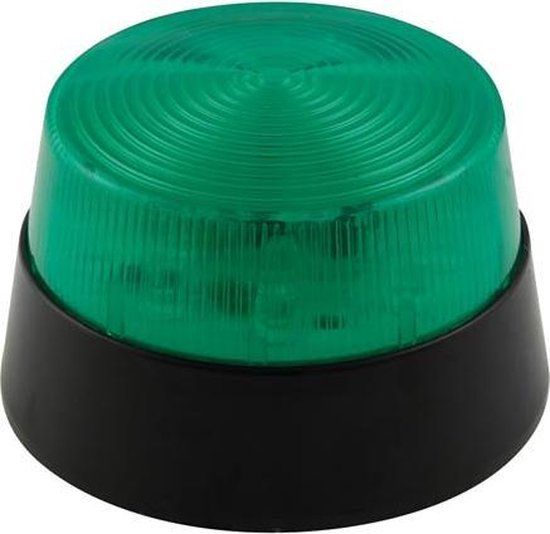 Velleman Groen led-knipperlicht, gebruik binnenshuis, 12 VDC, 15 witte leds, IP20, ABS/acryl