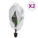 VidaXL Plantenhoezen met ritssluiting 2 st 70 g/m² 1x1,55 m
