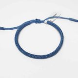 Wristin Tibetaanse armband eenvoudig blauw