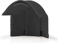 Nedis Kabelmanagement Hoekstuk - Zwart - PVC - 1 Stuk