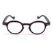 Contacta Woody Leesbril Dames Heren Houtlook Flexibele Stangen Paars +3.50