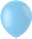 Folat - Ballonnen Powder Blue Mat 33 cm - 100 stuks