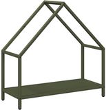 vidaXL - Brandhoutrek - 60x25x60 cm - koudgewalst staal - olijfgroen