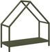 vidaXL - Brandhoutrek - 60x25x60 cm - koudgewalst staal - olijfgroen