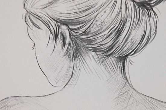 Home ESPRIT Vrouw Modern Schilderij - Zwart - 82,3 x 102,3 cm (2 Stuks)