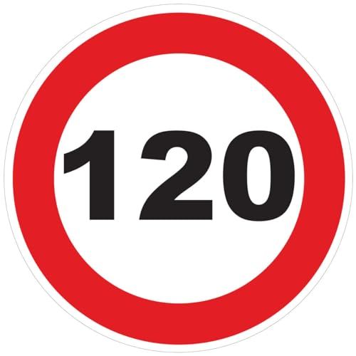 Ambiance Sticker Sticker Snelheidsbegrenzing 120 km/u - 10 cm