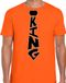 Bellatio Decorations Oranje Koningsdag t-shirt - king stropdas - heren M