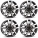 Borbet 4 Borbet velgen, model CW5, 6.0x16 inch, ET68, 5x130 boutgaten, geschikt voor Opel Movano. Aluminium velgen