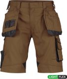 DASSY Holsterzakkenshort Leembrbruin/antracietgrijs