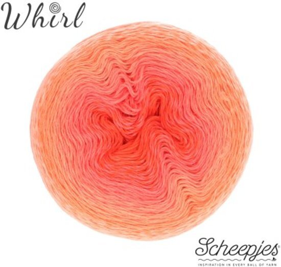 Scheepjes Whirl OmbrÃ© - 557 Coral Catastrophe