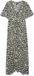 VERO MODA VMALBA SS CALF DRESS WVN NOOS Dames Mini Jurk Zwart