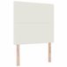 vidaXL - LED Hoofdbord - Crème - 100 cm - Corduroy Stof