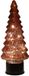 Anna's Collection Boompje glas LED 35x13 cm bordeaux