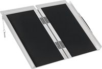 HOMCOM Rolstoelhelling Aluminiumlegering 60x73x5cm Zilver