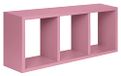 Homemania Tristano Wandrek voor woonkamer, slaapkamer, kantoor, MDF, roze, 70 x 30 x 15,5 cm