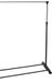 Gerimport Kledingrek - Enkele Stang - Mobiel Verrijdbaar - Metaal - Zilver - 90 x 160 cm
