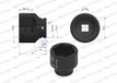 Waryński Douilles à choc 3/4" 57 mm CrMo DIN 3129
