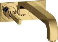 Hansgrohe AXOR Citterio 39115990 Einbauwaschtischarmatur, 225mm Auslauf, Gold