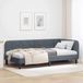 Maison Exclusive - Cadre de lit d'angle gris foncé 100 x 200 cm velours