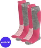 morethansocks Apollo (Sports) Skisokken kind Unisex Multi Roze 35/38 4-Pack