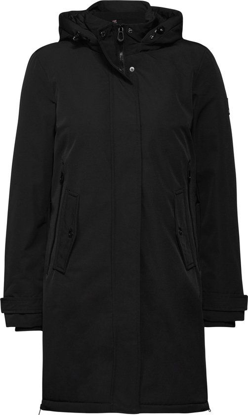 Cecil Dames Parka Zwart Maat M - Winterjas met Capuchon