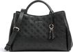 GUESS Phoebe Grote Vriendin Satchel Handtas Zwart Logo One Size