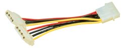 MCL Cable alim en Y 5\"1/4 vers 2 X 5\"1/4