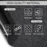 Haorui Industrial Technology Co., Ltd. Zwembadmat - grondzeil voor opbouwzwembaden - zwart - 4 meter rond
