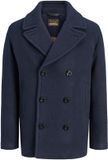 Jack & Jones Manteau en laine Homme M Bleu foncé