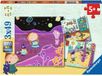 Ravensburger Peg + Cat 3 Puzzles - 49 pièces