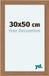 yd. Cadre photo 30x50 cm Noyer clair MDF Como