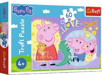 Trefl Gelukkige Peppa Pig 60-stukjes puzzel
