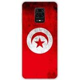 Xiaomi Redmi Note 9 Pro Siliconen hoesje Tunesische vlag