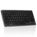Bluestork - Clavier Bluetooth sans fil, clavier français Azerty, léger, silencieux, autonomie de 90 heures sur pile Bluetooth, rechargeable USB C, 14 touches multimédia - noir - neuf