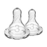 Dr. Brown's Options - Smalle zuiger voor babyflessen +6 maanden, doorzichtig