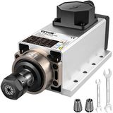 VEVOR Vierkante luchtgekoelde spindel motor 2,2 kW motor CNC spindel 220 V spindel motor klem ER20 luchtgekoelde frezen motor hoge snelheid spindel motor keramische lagers