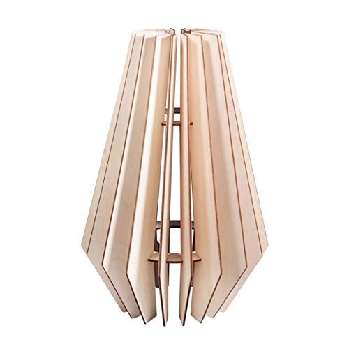 RAYHER Stockholm Knutselset Lamellenlamp - Scandinavisch Design - Hout - 24 x 24 x 35 cm