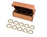 VELOX D-ring, oud goud, 19,50 mm
