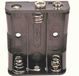 RS PRO Batterijhouder voor snap-in-montage voor 3 x AA-batterijen