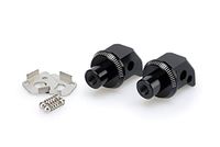 Puig Voetsteunadapterset passagiers7277N voor Triumph Tiger 800 11"-14", Triumph Tiger 800 XC 11"-14", zwart