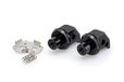 Puig Voetsteunadapterset passagiers7277N voor Triumph Tiger 800 11"-14", Triumph Tiger 800 XC 11"-14", zwart